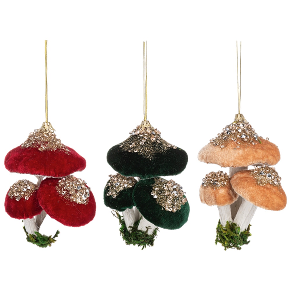 Midwest, Collectibles, Gifts, 2024, Mushroom Cluster, Ornaments, 824547